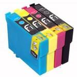 1 set of 4 High Capacity compatible Epson Cartridges (502XL)